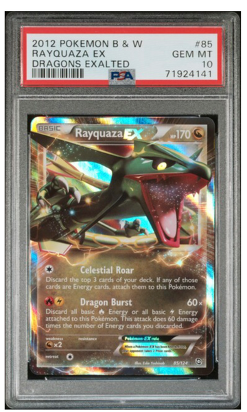 2012 Pokemon B & W Rayquaza # 85 PSA 10