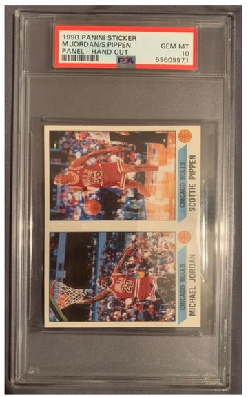 1990 Panini Sticker Jordan/Pippen HC