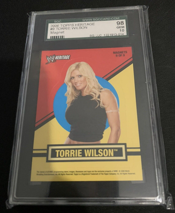 2006 Topps Heritage Torrie Wilson Magnet SGC Gem 10