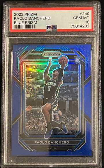 2022 Paolo Banchero Blue Prizm /199 PSA 10 