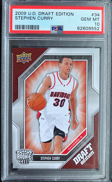 2009 Upper Deck Draft Edition #34 Stephen Curry RC PSA 10