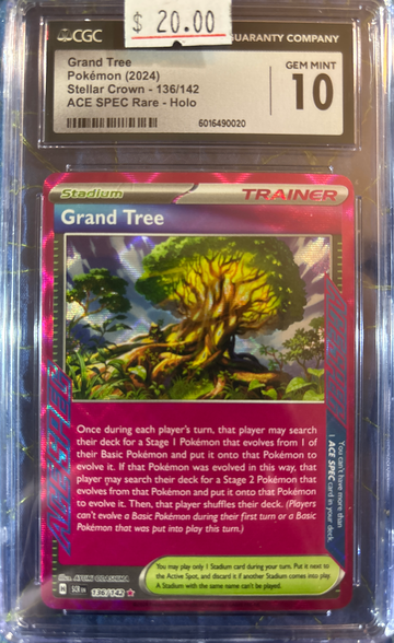 2024 Pokémon Grand Tree Stellar Crown 136/142 CGC 10 Gem Mint
