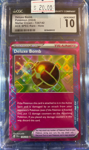 2024 Pokémon Deluxe Bomb Stellar Crown 134/142 CGC 10 Gem Mint