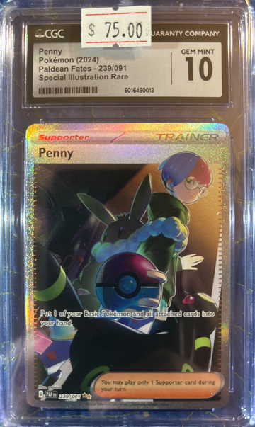 2024 Penny Paldean Fates 239/091 Super Alt Art CGC 10 Gem Mint