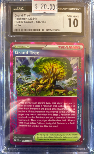 2024 Pokémon Grand Tree Stellar Crown 136/142 CGC 10 Gem Mint