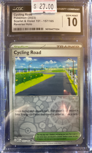 2023 Pokémon Cycling Road S&V 151 157/165 Reverse Holo CGC 10 Gem Mint