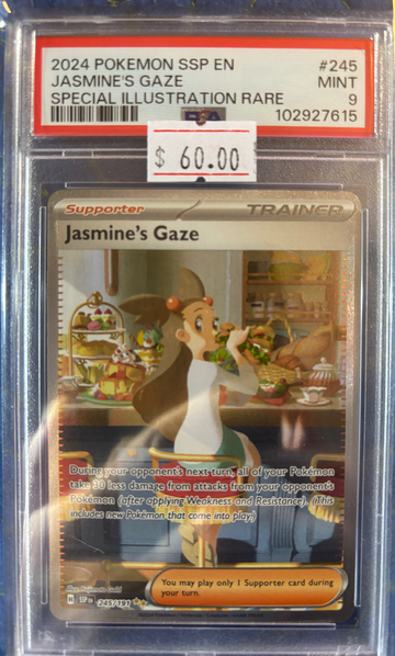 2024 Pokémon Jasmine’s Gaze Surging Sparks 245/191 PSA 9 Mint