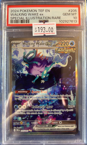 2024 Pokémon Walking Wake ex Temporal Forces 205/162 PSA 10 Gem Mint