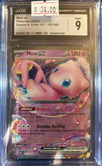 2023 Pokémon Mew ex S&V 151 151/165 CGC 9 Mint