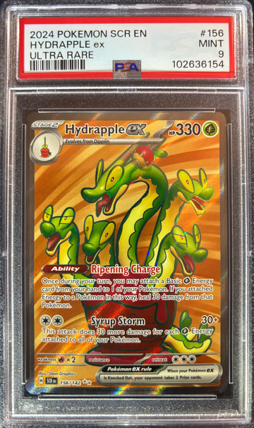 2024 Pokémon Hydrapple ex Stellar Crown 156/142 PSA 9 Mint 