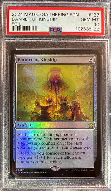 2024 Magic the Gathering Banner of Kinship Foundations R0127 PSA 10 Gem Mint