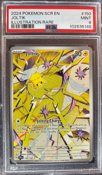 2024 Pokémon Joltik Stellar Crown 150/142 PSA 9 Mint