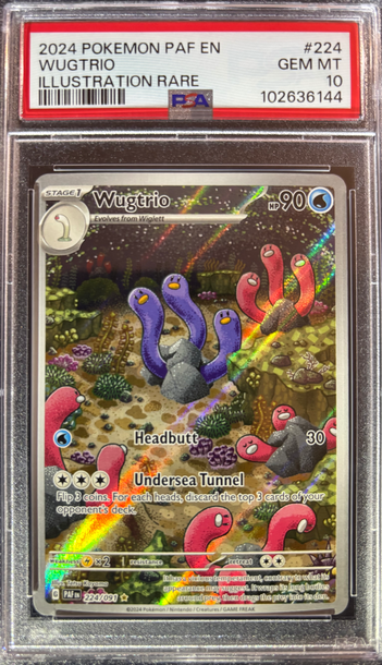 2024 Pokémon Wugtrio Paldean Fates 224/091 PSA 10 Gem Mint