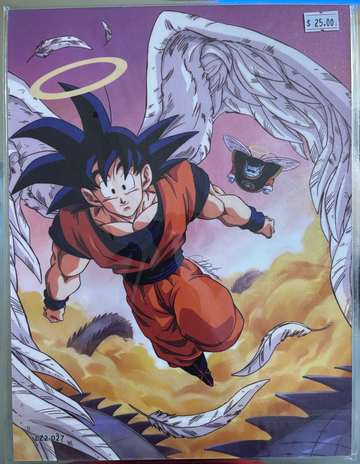 Dragon Ball Fan Art (Feat. Goku-King Kai/Medley) Double Sided Balsa Wood Framable Print