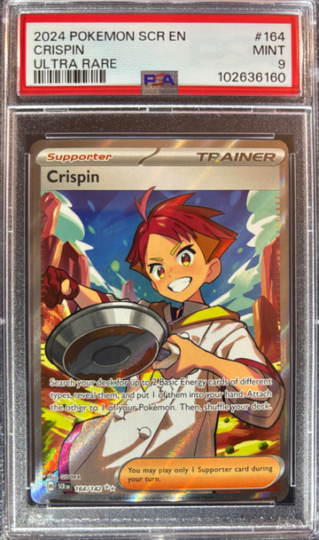 2024 Pokémon Crispin Stellar Crown 164/142 PSA 9 Mint