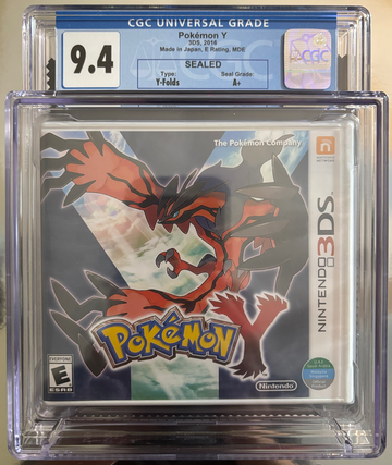 2016 Pokémon Y Nintendo 3DS CGC 9.4