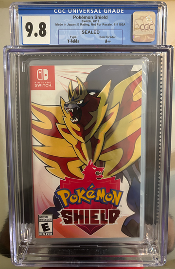 2019 Pokémon Shield Nintendo Switch CGC 9.8
