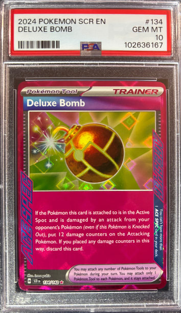 2024 Pokémon Deluxe Bomb Stellar Crown 134/142 PSA 10 Gem Mint