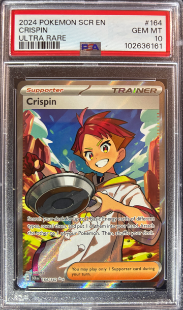 2024 Pokémon Crispin Stellar Crown 164/142 PSA 10 Gem Mint