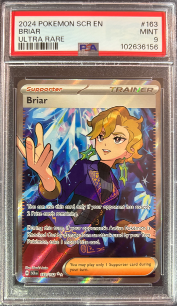 2024 Pokémon Briar Stellar Crown 163/142 PSA 9 Mint
