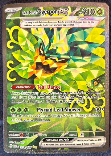 2024 Pokémon Teal Mask Ogerpon Twilight Masquerade 211/167 