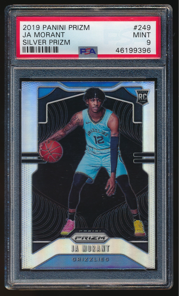 2019 Panini Prizm Ja Morant Silver Prizm PSA 9