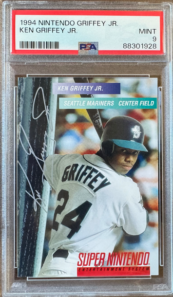 1994 Super Nintendo Ken Griffey Jr. MINT PSA 9