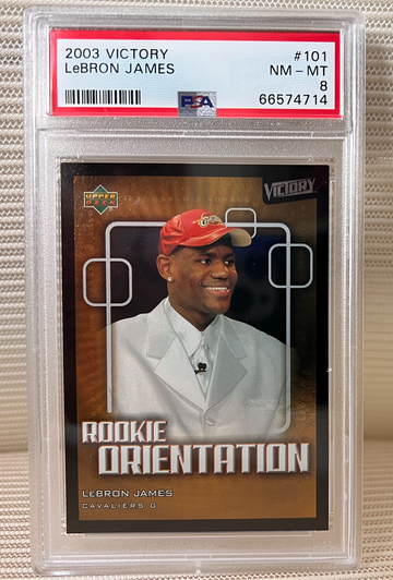 2003 Victory LEBRON JAMES #101 PSA 8 (NM-MT) *Fresh Slab