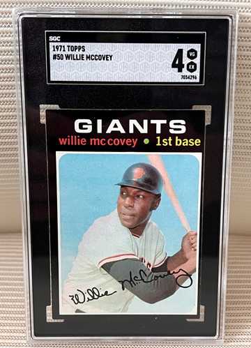 1971 Topps WILLIE MCCOVEY #50 SGC 4 (VG-EX) San Francisco Giants *FRESH SLAB
