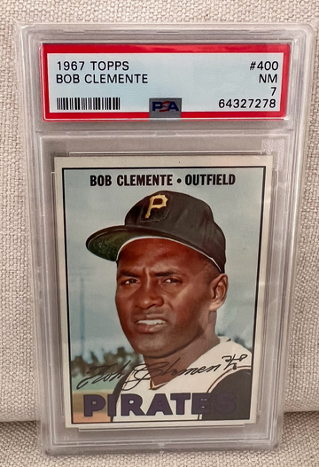 1967 Topps BOB CLEMENTE #400 PSA 7 - Near Mint