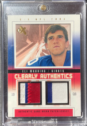 2004 Fleer EX Eli Manning Clearly Authentics