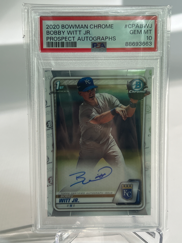 2020 Bowman Chrome Bobby Witt Auto