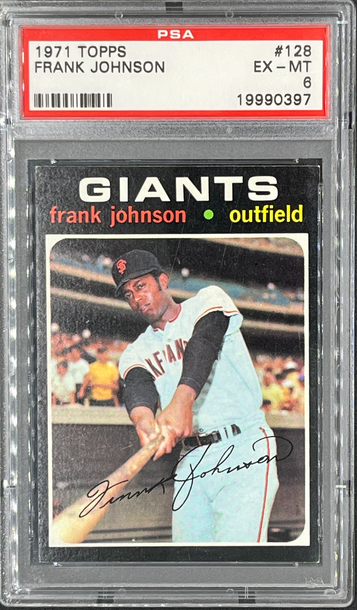 1971 Topps Frank Johnson # 128 PSA 6 