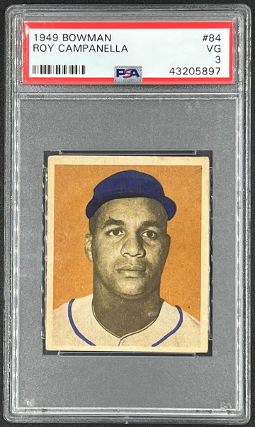 1949 Bowman Roy Campanella PSA 3 rookie, HOF