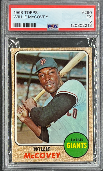 1968 Topps baseball # 290 Willie McCovey PSA 5