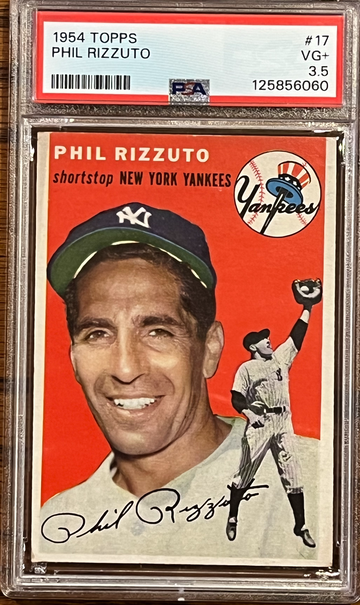 1954 Topps baseball Phil Rizzuto PSA 3.5