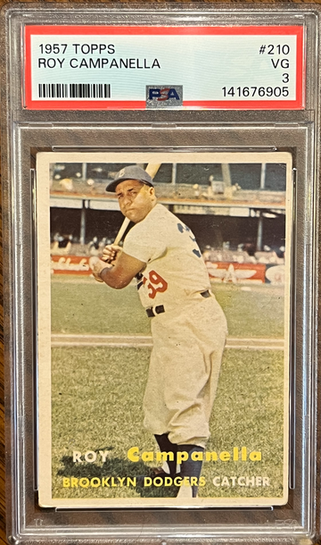 1957 Topps Roy Campanella # 210 PSA 3