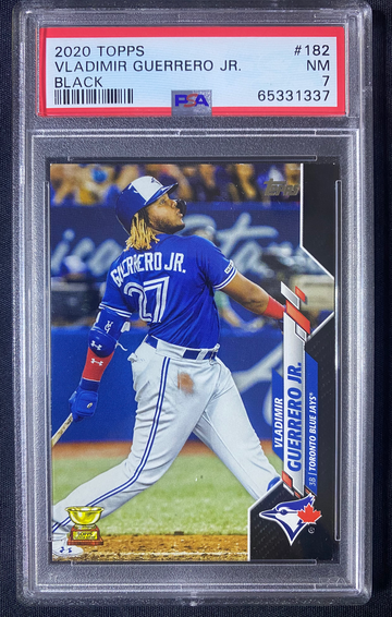 2020 Topps Black Vladimir Guerrero Jr PSA 7 