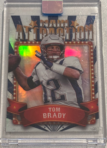 Tom Brady 2024 Topps Finest Main Attraction SSP #MA-19