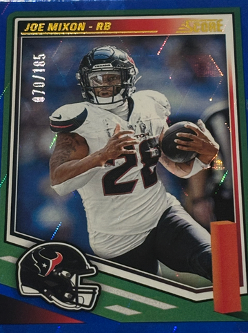 Joe Mixon Score /185 2025 Blue Houston Texans