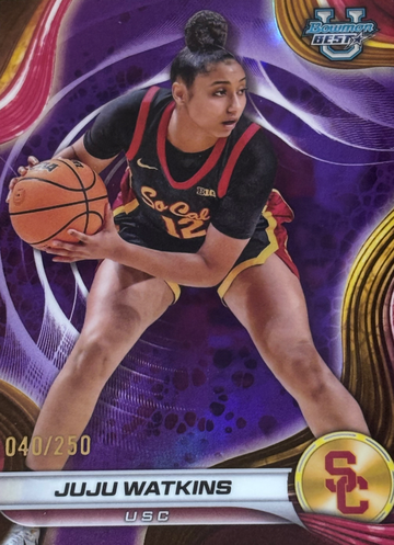 Juju Watkins 2024-25 Bowman U Best Basketball Purple /250 #37