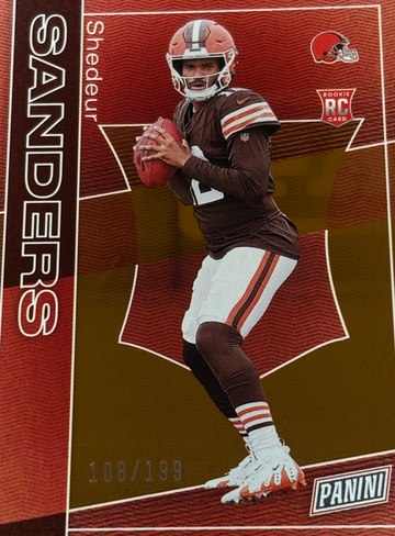 Shedeur Sanders 2025 Panini The National Silver Pack RC Orange /199 #RC20