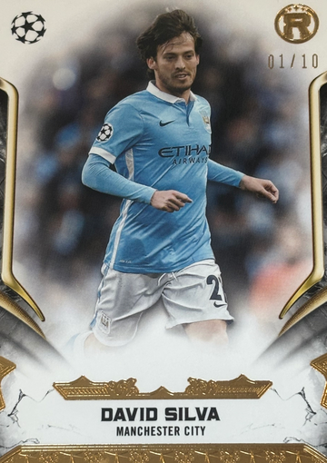 David Silva 2024-25 Topps Reverence UEFA Club Competitions Black /10 #29