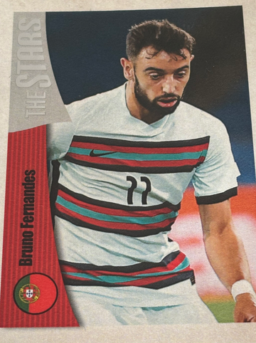 2021 Futera Fans Selection The Stars Bruno Fernandes /10