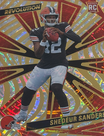 2025 Panini Revolution Shedeur Sanders Fractal Rookie /99