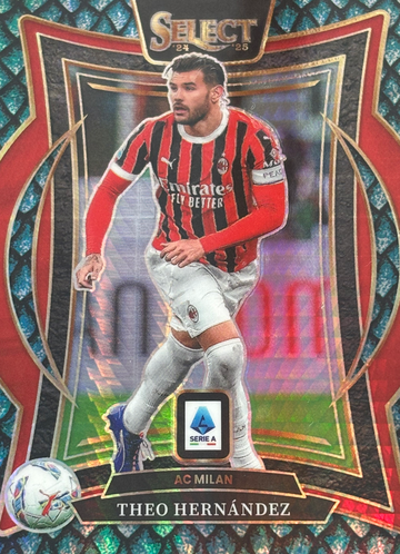 2024-25 Panini Select Serie a Theo Hernandez Dragon Scale Prizm /18