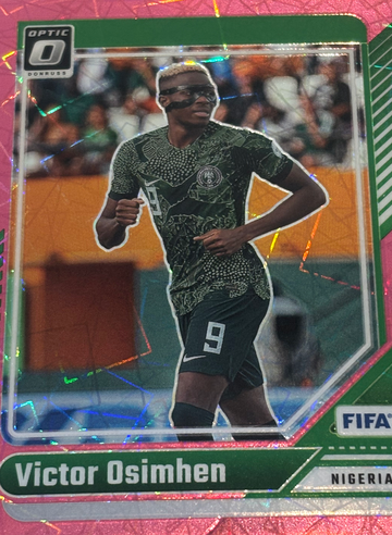 2024-25 Panini Donruss Soccer Victor Osimhen Optic Pink Velocity /99