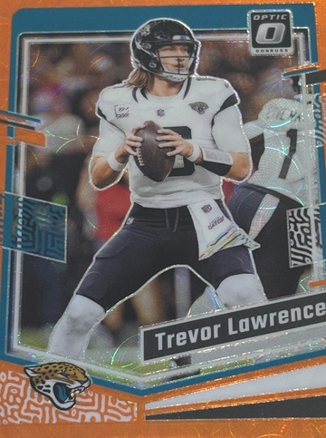 2023 Donruss Optic Football Trevor Lawrence #87 Orange Scope /79 NFL Jaguars