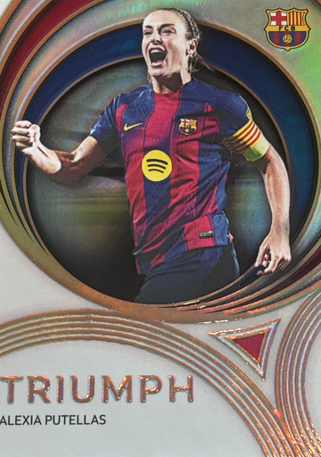 2025 Futera Platinum Alexia Putellas Triumph /19 Barcelona