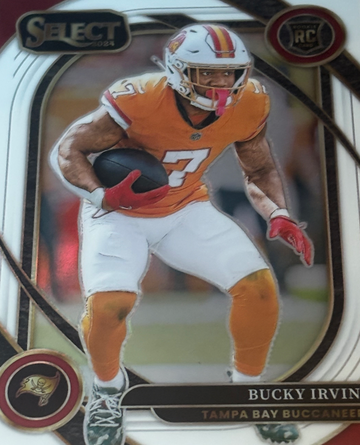 2024 Panini Select - Club Level Bucky Irving #239 White Prizm /35 (RC)